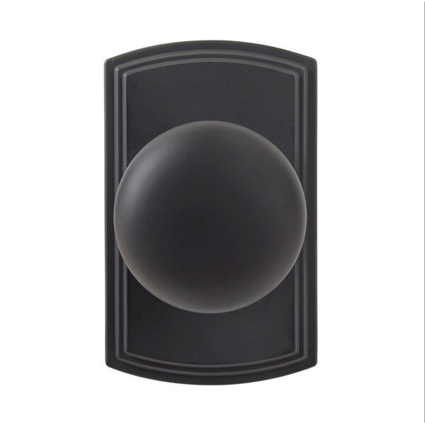 Delaney Hardware Italian Collection Santo Black Hall/Closet Door Knob - 364604