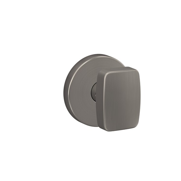 Schlage Residential Schlage Custom Nixon Knob with Howe Rose Passage and Privacy Lock with 16600 Latch and 10027 - FC21NIX619HOW