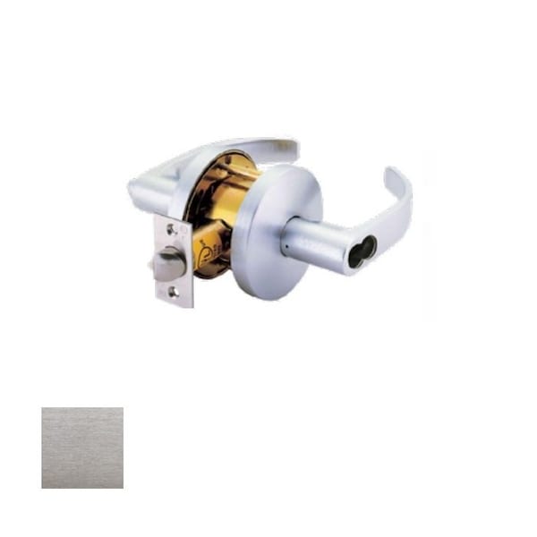 Orca Hardware Classroom Lockset, SFIC Prep Less Core, US26D Satin Chrome Finish, Admiral Lever, ANSI Strike, 2-3/ - OCL270IC-26D-ADM