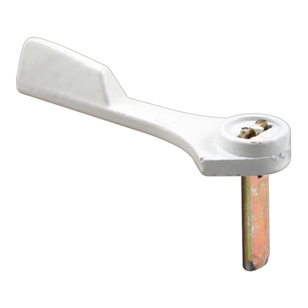 Prime-Line 3/4 in. Steel Zinc-Plated Tailpiece with White-Painted Diecast Latch Single Pack - E 2162