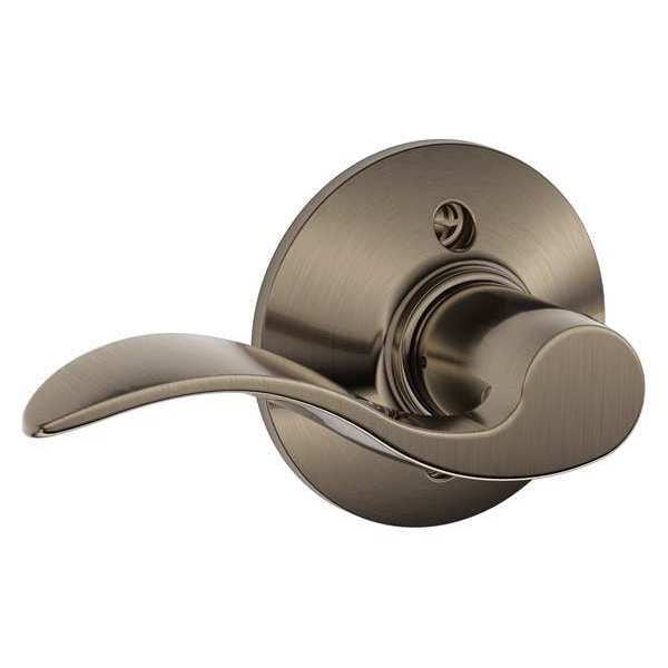 Schlage Antique Pewter Dummy Lever Lockset, Accent, Left Hand - F170 ACC 620 LH