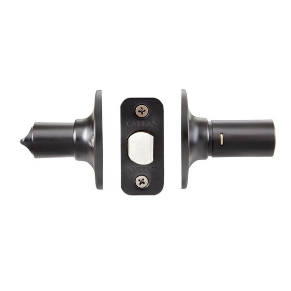 Delaney Hardware Callan Silona Edged Oil Rubbed Bronze Keyed Entry Door Handle - ST5107