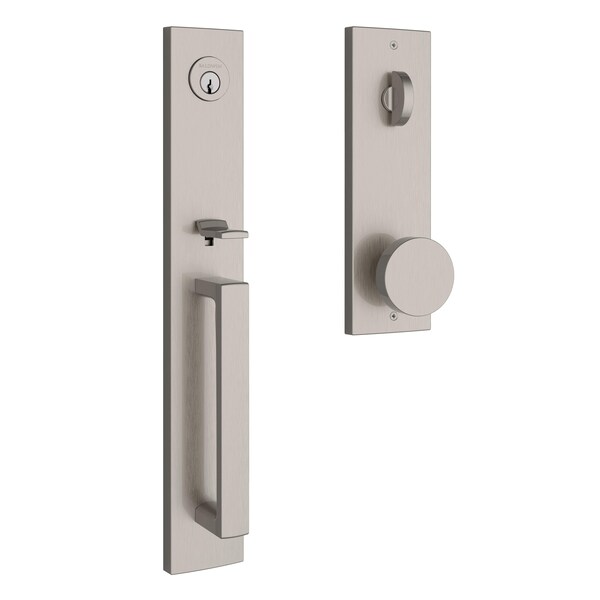 Baldwin Emergency Egress Santa Cruz Handleset with Contemporary Knob and Contemporary Square - EESANXCONCQE150