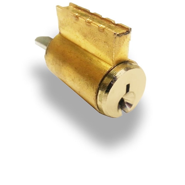 Yale Real Living Lever Cylinder Keyed Different with Schlage C Keyway US3 (605) Bright Brass Finish - AYRLSCKD605