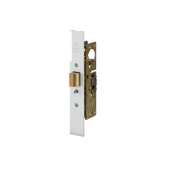 Adams Rite Heavy Duty ANSI Size Deadlatch, Flat Faceplate, 2-3/4 In. Backset, Less Strike, LH or RHR - 4920AN-55-000-628