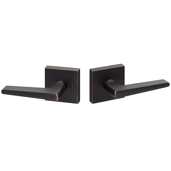 Sure-Loc Hardware Sure-Loc Hardware Basel Square Passage Lever, Vintage Bronze - BS101-SQ 11P