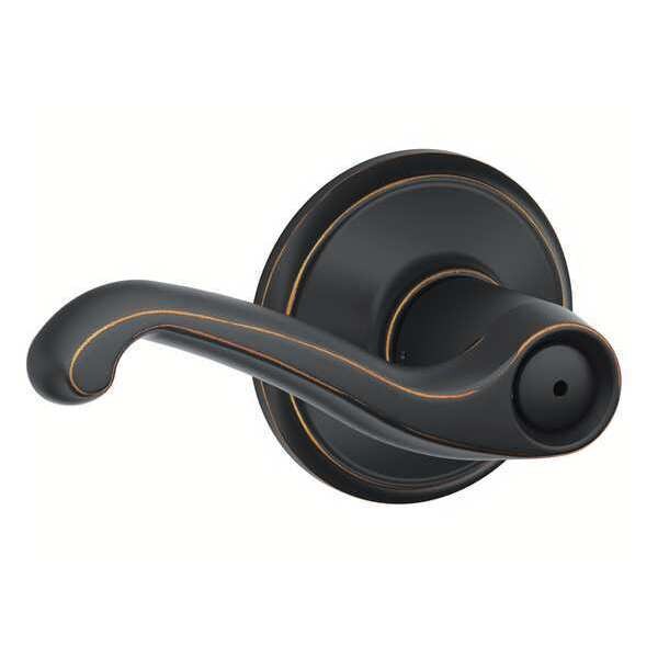 Schlage Lever Lockset, Mechanical, Privacy, Grd. 2 - F40 FLA 716