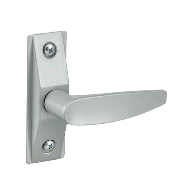 Adams Rite Flat Lever Trim without Return, ADA compliant design, For 1-3/4 In. to 2 In. Thick Door,  - ADR-4560-501-130