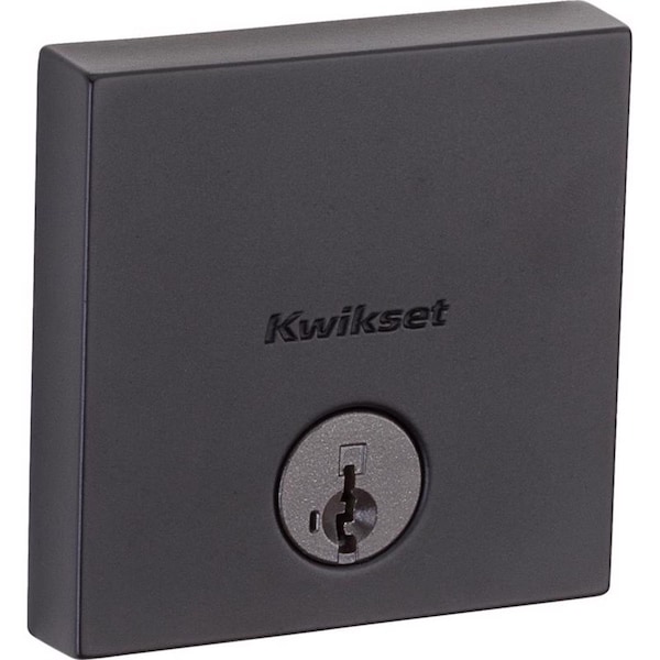 Kwikset Kwikset Downtown Matte Black Zinc Single Cylinder Smart Key Deadbolt - 92580-022