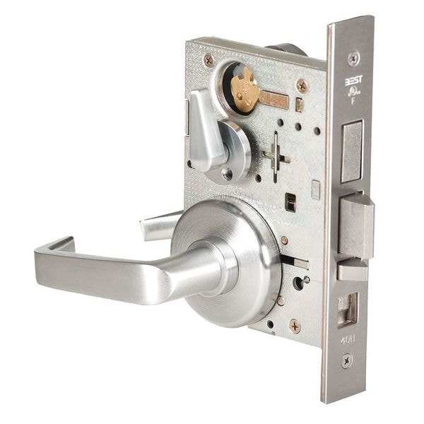 Best Door Lever Lockset, Mechanical, Office - 45H7AB15H626LHRB