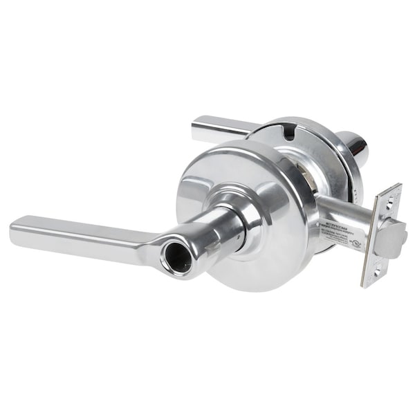 Schlage Grade 2 Storeroom Cylindrical Lock with Field Selectable Vandlgard, Latitude Lever, Conventional Les - ALX80L LAT 625