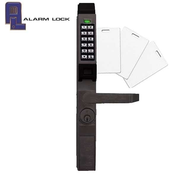 Alarm Lock Narrow-Stile PROX Keypad Lever Lock Oil Rubbed Bronze Finish - ALL-PDL1300-10B1