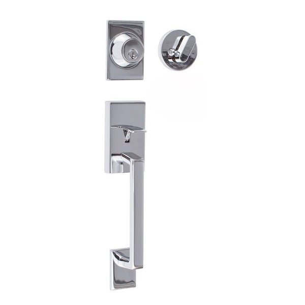 Sure-Loc Hardware Sure-Loc Hardware Koln Handleset with Thumb Turn, Polished Chrome - KN507 26