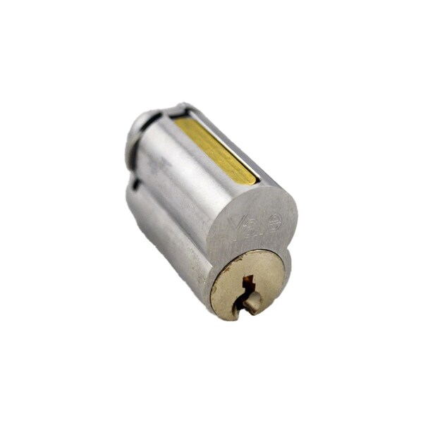 Yale Commercial Large Format IC 6 Pin Cylinder with SD Keyway US26D 626 Satin Chrome Finish - 1210SD626