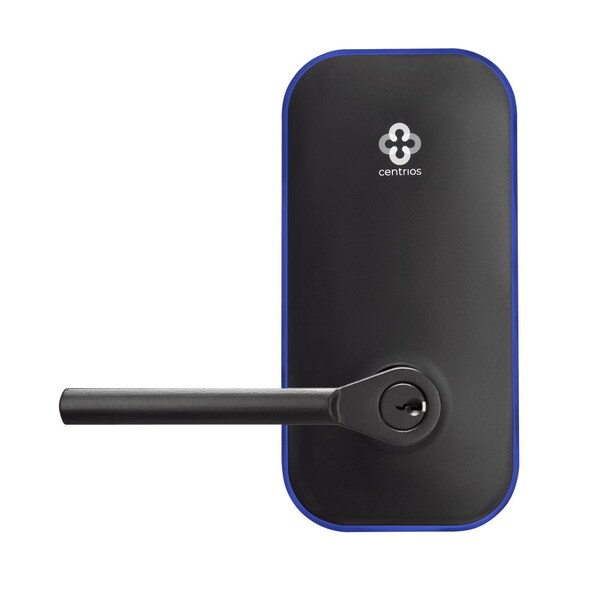 Centrios Grade 1 Smart Bluetooth Cylindrical Lock, Taylor Bay, Conventional Cylinder, Suede Powder Coat - CEB100-TB-BSP-1803-54L