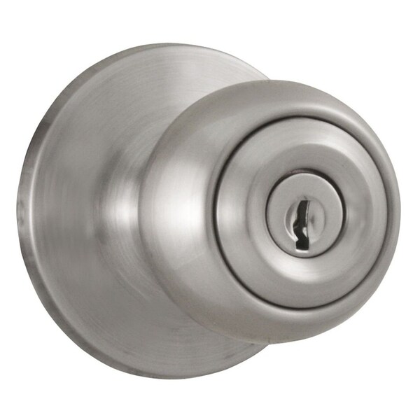 Weslock Hudson Entry Lock Adjustable Latch and Full Lip Strike Satin Nickel - 00240GNGNFR22