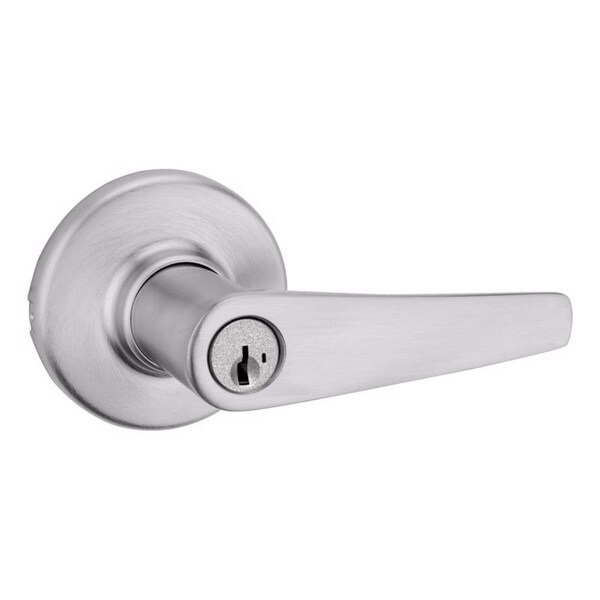 Kwikset Kwikset Delta Satin Chrome Entry Door Knob 1-3/8 in. - 94050-675