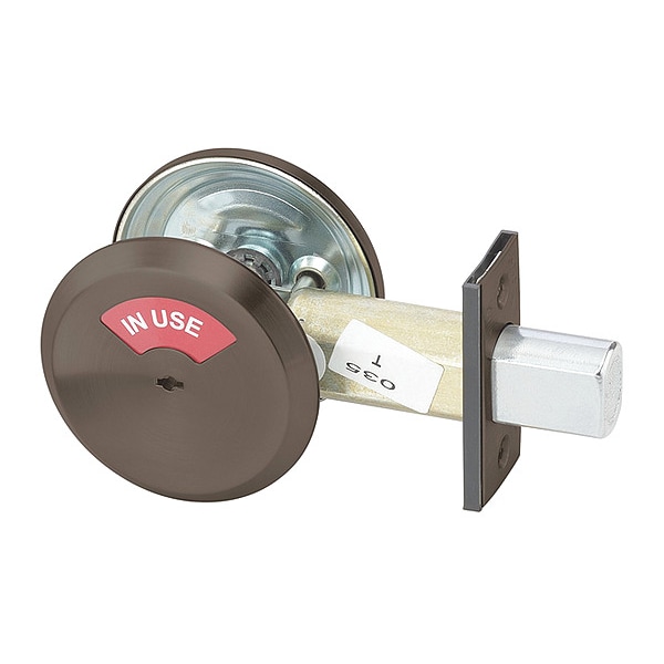 Assa Abloy Accentra Deadbolt, Cylindrical, Dark Bronze Finish - D292 613E