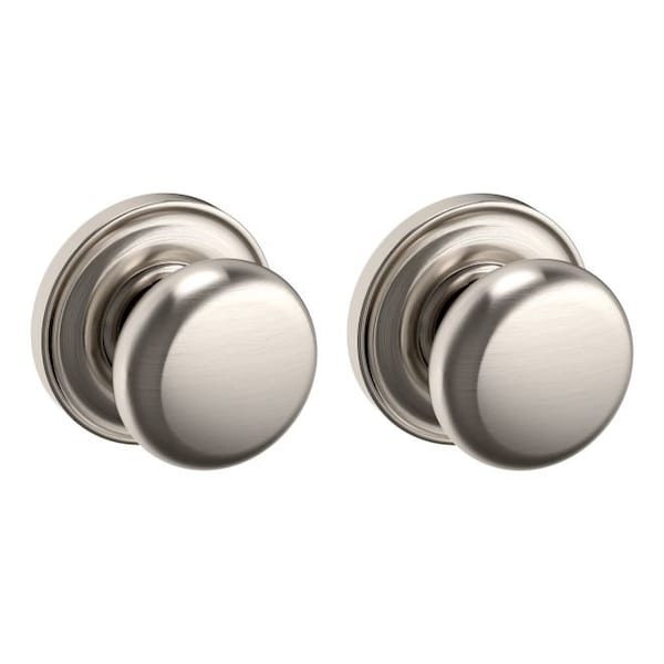 Baldwin Estate Baldwin Preconfigured 5015 Classic Knob with 5048 Rose Passage Lock with 2-3/8in Backset and - 5015056PASS