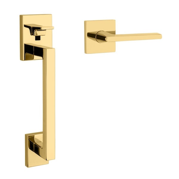 Baldwin Estate Baldwin Minneapolis Sectional Right Hand Handleset Less Deadbolt Lifetime Brass Finish - - 85390003ACRH