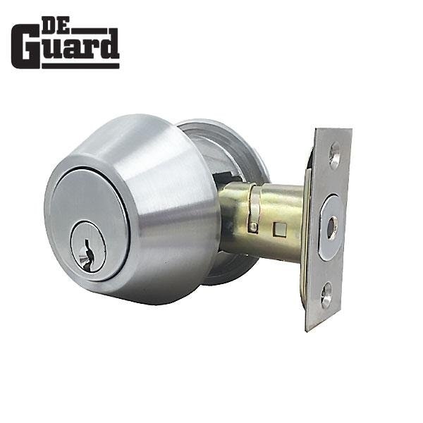 Deguard Double Cylinder Deadbolt Grade 2 Satin Chrome Schlage (26D) - DG2DB02-26D-SC