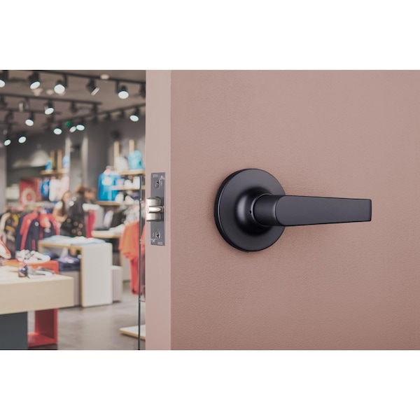 Brinks Commercial Brinks Commercial Matte Black Storeroom Lockset 2 in. - BC40099