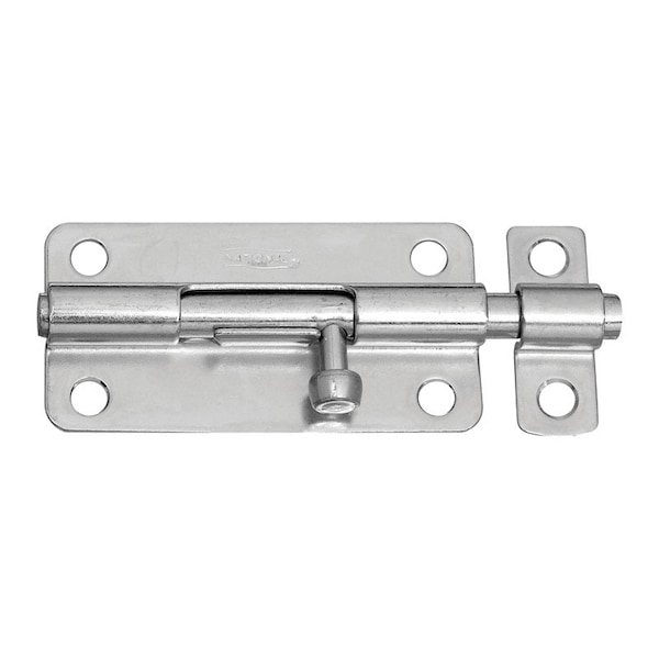 National Hardware National Hardware 4 in. L Zinc-Plated Steel Barrel Bolt 1 pk - N151-654