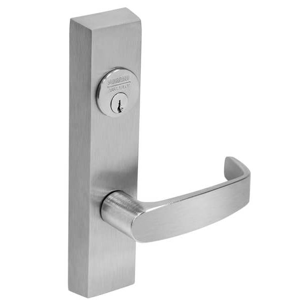 Sargent Lever, Lever Escutcheon w/Lock, Grade 1 - 704 ETL RHRB 26D