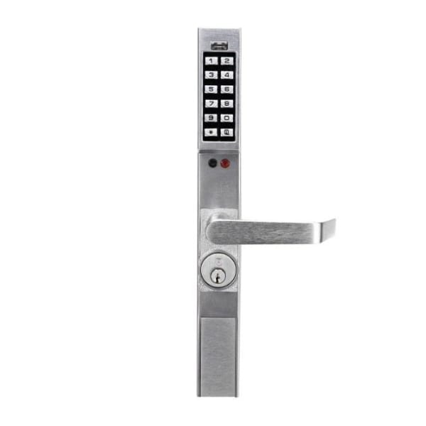 Alarm Lock AlarmLock: Trilogy DL1300 Narrow Style Keypad Lever Lock w/ Audit Trail / Satin Chrome - ALL-DL1300-26D