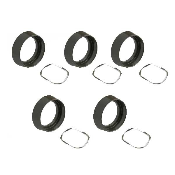 Major Major: CGD-5 - Free Spinning - Standard Cylinder Guard - Tapered - 1-3/4" x 1/2" - Duranodic, PK 5 - MJR-CGD-5