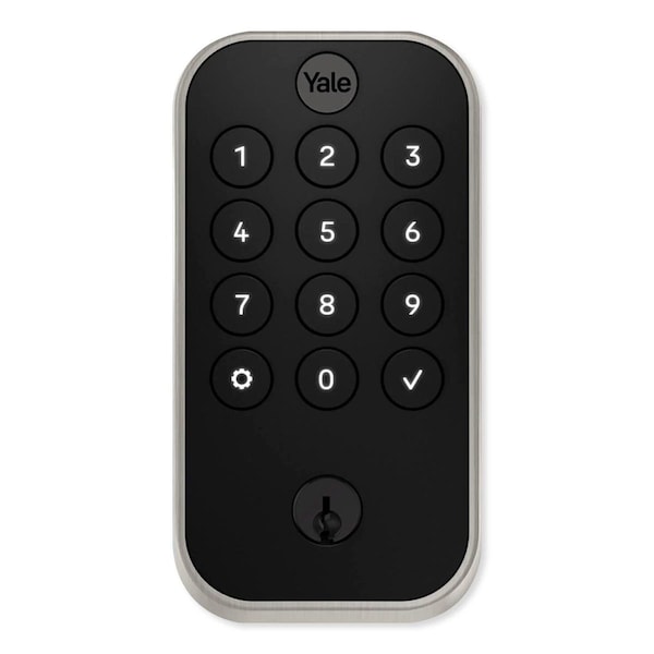 Yale Satin Nickel Assure 2 Wi-Fi Keypad Deadbolts - YRD410-WF1-619