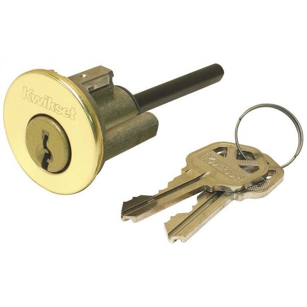 Kwikset 660 Replacement Cylinder Polished Brass - 15843-3