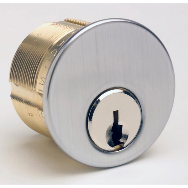 Kaba Ilco Kaba Ilco KW9 Chrome Brass Mortise Cylinder Keyed Alike - 7165FA2-26D-KA2