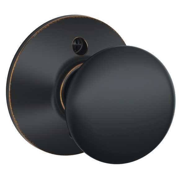 Schlage Antique Bronze Dummy Knob Lockset, Plymouth - F170 PLY 716