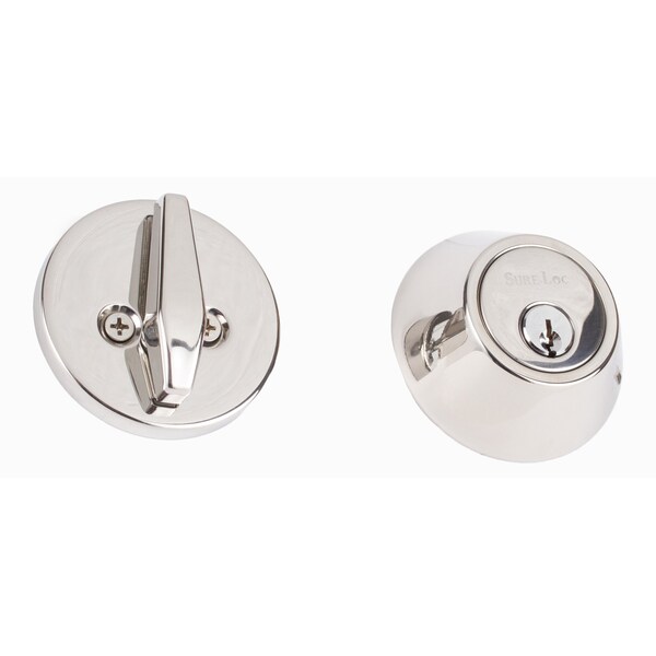Sure-Loc Hardware Sure-Loc Hardware Cedar Entry Lever with KA Deadbolt, Polished Chrome - CD107/DB201 26