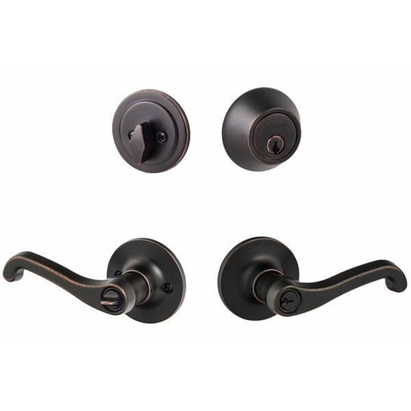 Sure-Loc Hardware Sure-Loc Hardware Sage Entry and Deadbolt Combo, Vintage Bronze - SG107/DB201 11P