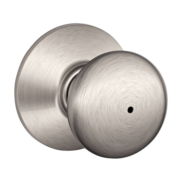 Schlage Schlage Plymouth Classic Satin Nickel Privacy Knob Right or Left Handed - F40PLY619