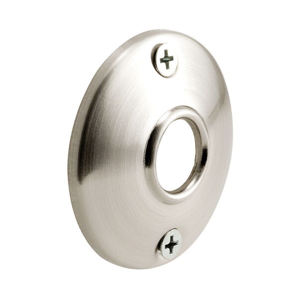 Prime-Line Prime-Line Satin Nickel Silver Steel Door Knob Rosettes 2 pk - E 2542