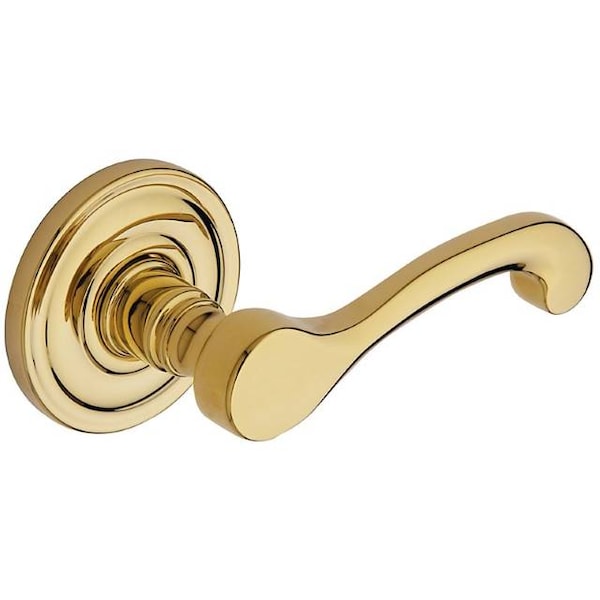 Baldwin Classic Lever Lifetime Brass Door Levers Lifetime Brass - 5445V.003.RMR