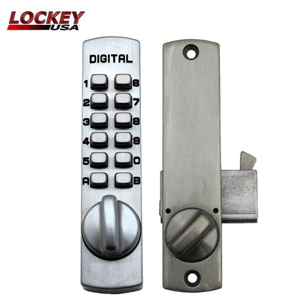 Lockey Lockey:Lockey C150 - Mechanical Keypad Keyless Hook Bolt - for Sliding Glass Doors - Marine Grade - LK-C150-MG