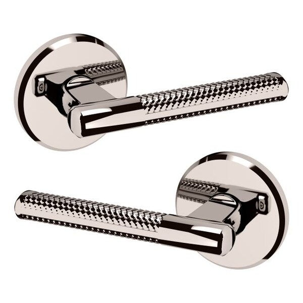 Baldwin Estate Baldwin Preconfigured L015 Lever with R016 Rose Passage Lock with 2-3/8in Backset and Full Lip - L015055PASS