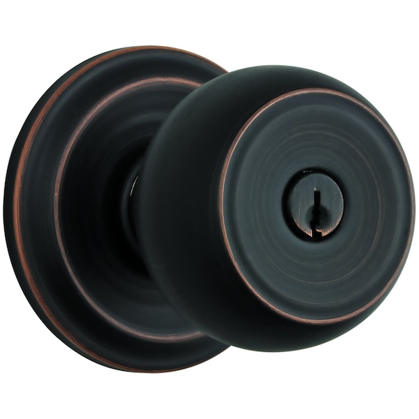 Brinks Commercial Brinks Push Pull Rotate Stafford Oil Rubbed Bronze Entry Knob KW1 1.75 in. - 23001-150
