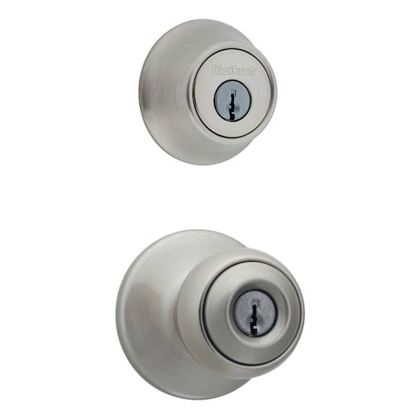 Kwikset Clear Pack Combo Polo ENTR SGL CYL DBOLT - 96900-320