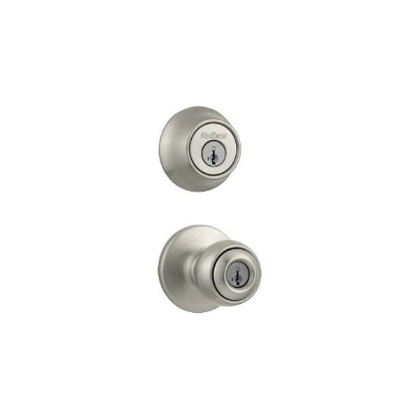Kwikset Clear Pack Combo Polo ENTR SGL CYL DBOLT - 96900-320
