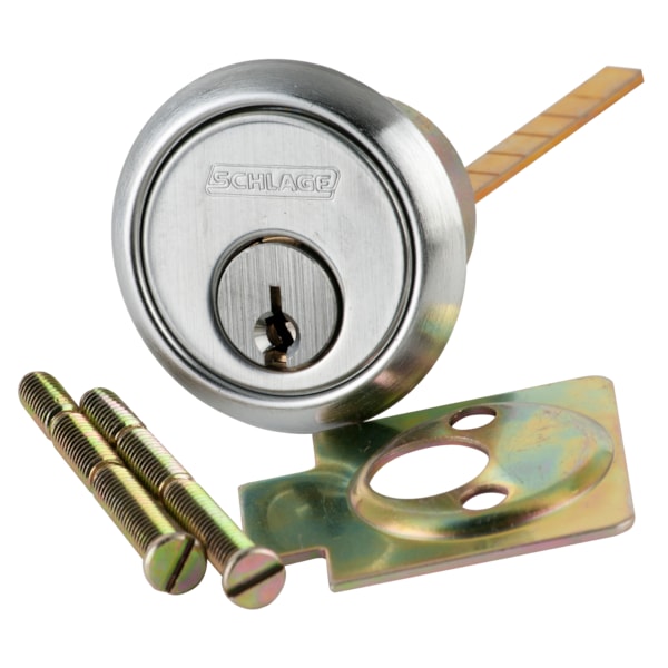 Schlage Rim Cylinder, CE Keyway, KD, 626, 4 Pack - 20-022 CE 626 (4PK)