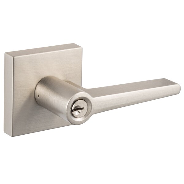 Sure-Loc Hardware Sure-Loc Hardware Basel Square Entry Lever, Satin Nickel - BS107-SQ 15