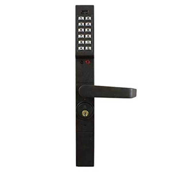 Alarm Lock AlarmLock- NETWORX NARROW STYLE LOCK DIGITAL FOR USE WITH A/R DEADLATCHESDARK BRONZE FINISH - ALL-DL1300NW-10B1