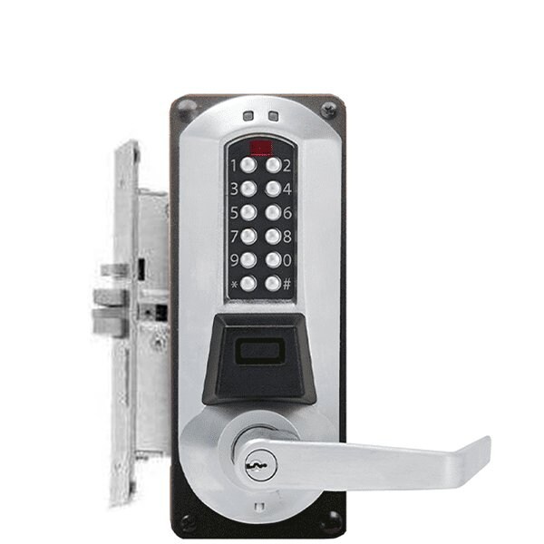 Dormakaba E-Plex 5086 Entry/Egress Back to Back Mortise Lock, 100 Access Codes, 3,000 Audit Events, KIL,  - KABA-E5086XSWL626-41