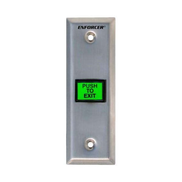 Seco-Larm Illuminated green, momentary pushbutton. NO/NC contact, rated 3A at 24VDC. Built-in timer 1 - SLM-SD-7103GC-PTQ