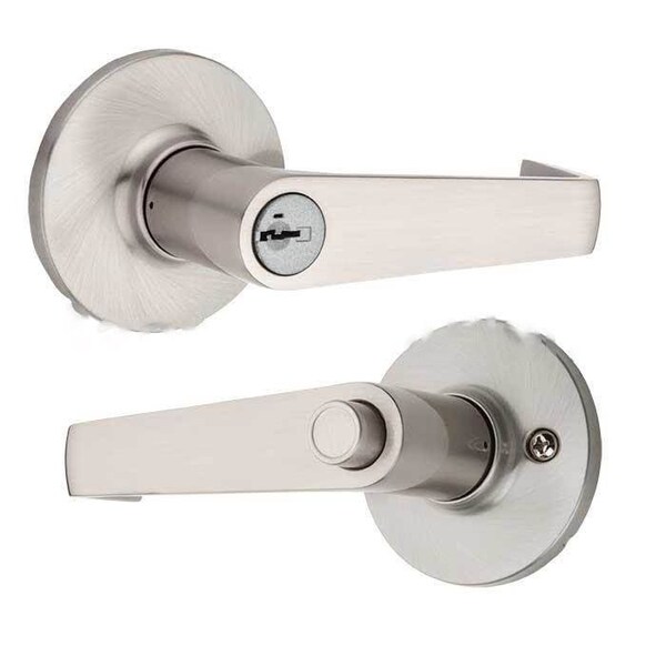 Kwikset Carson UL Keyed Entry Lever - 438CNL-15-SMT-RCAL-RCS
